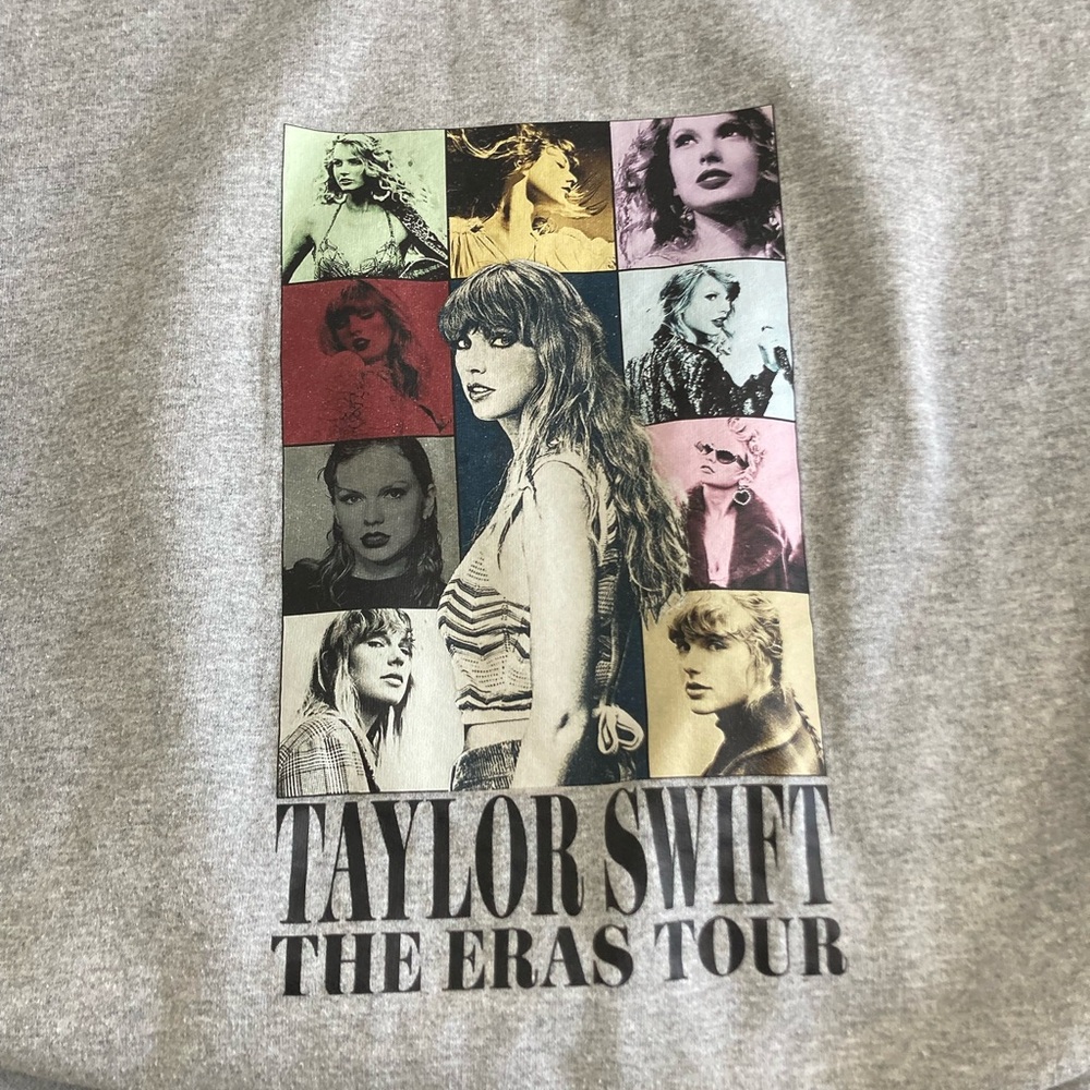Gildan Gray Taylor Swift The Eras Tour Women's Tee